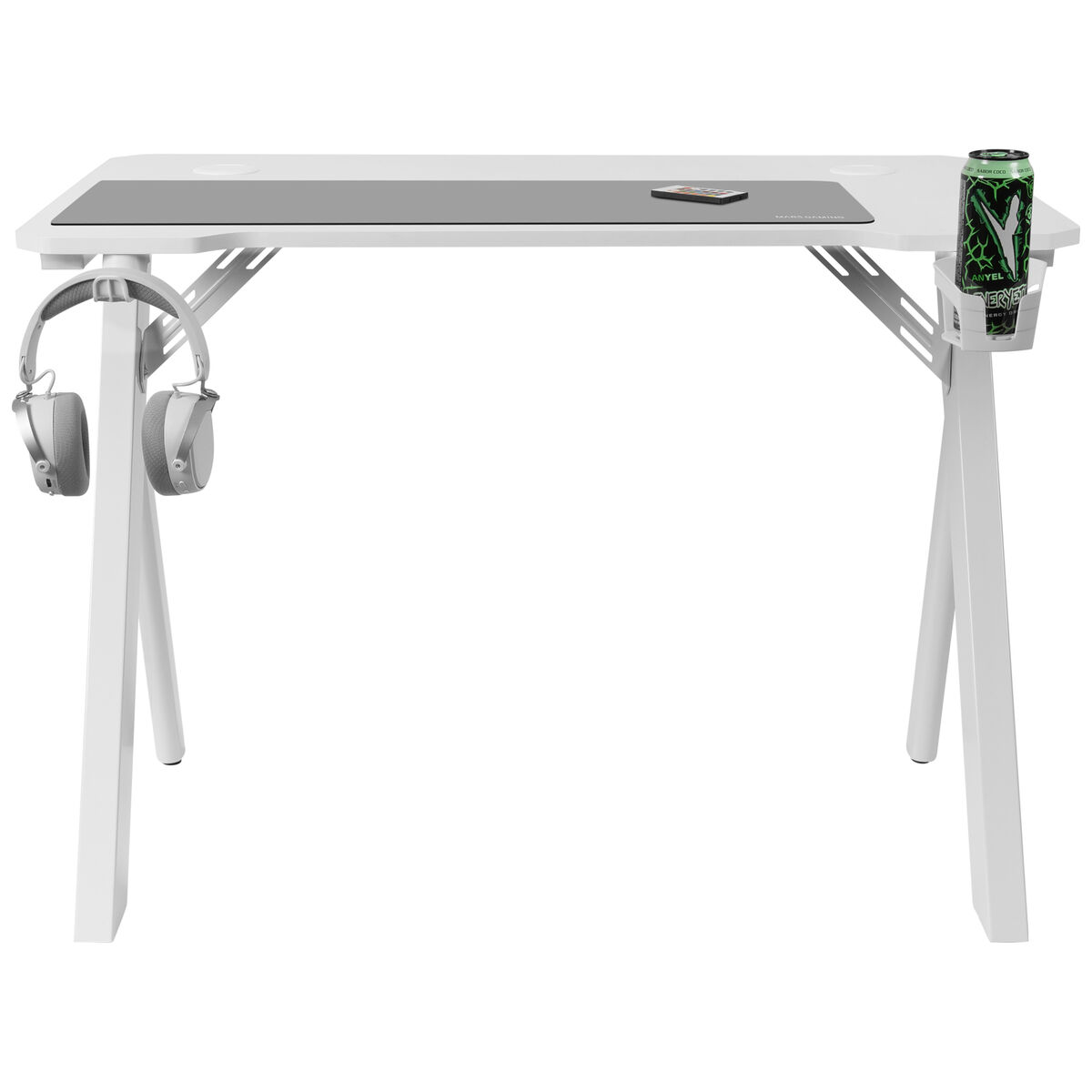 Stůl Mars Gaming MGD100RGBW Bílý Ocel 100 x 60 cm